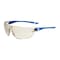 Ge Safety Glasses, Anti-Fog & Anti-Scratch, Mirror, I/O Lens, Blue Frame GE103MAF - alternate 1